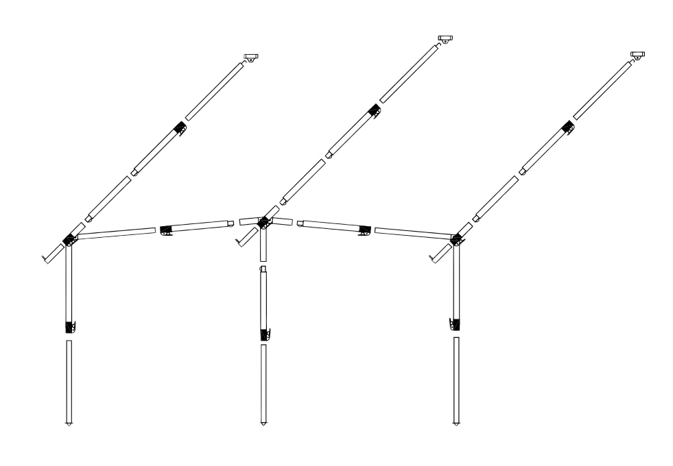 Frame voortent staal easygrip 28mm diepte 270/300