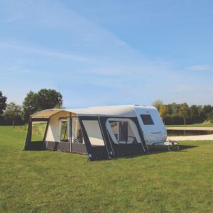 Lazise solid anthracite voortent