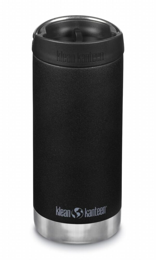 Klean Kanteen TKWide Isolatiefles 355 ml met koffiedop Zwart