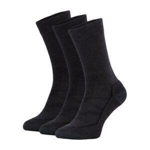 Coolmax Wandelsok 3-pack | Donkergrijs | 35/38
