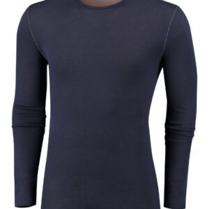 Rough Merinowol Longsleeve Heren | Dark navy | S