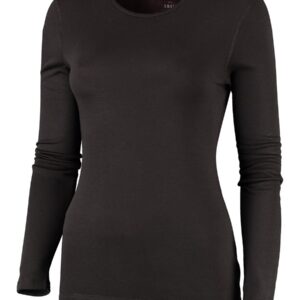 Rough Merinowol Longsleeve Women | Black | XL