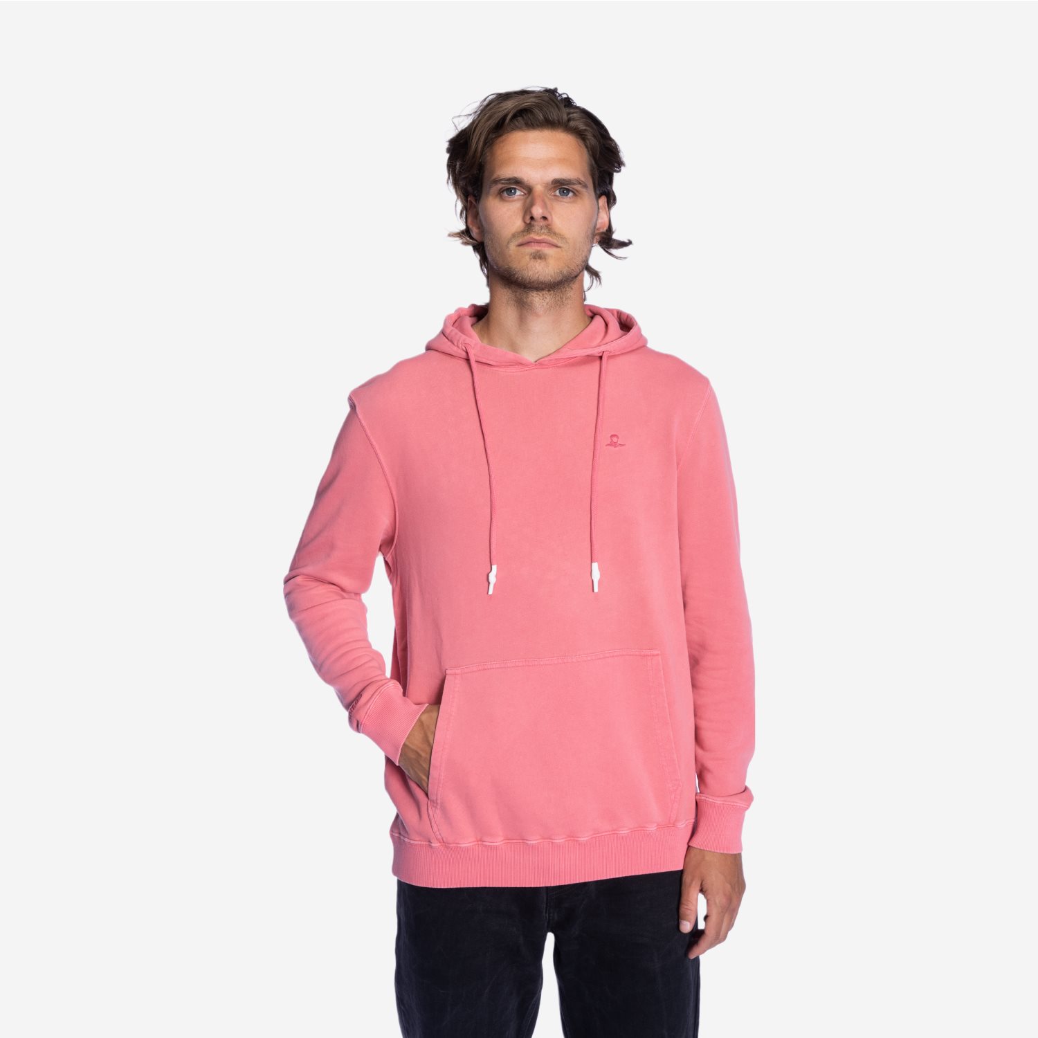 Gisborne Bio-Katoen Hoodie Heren | Ruby | M