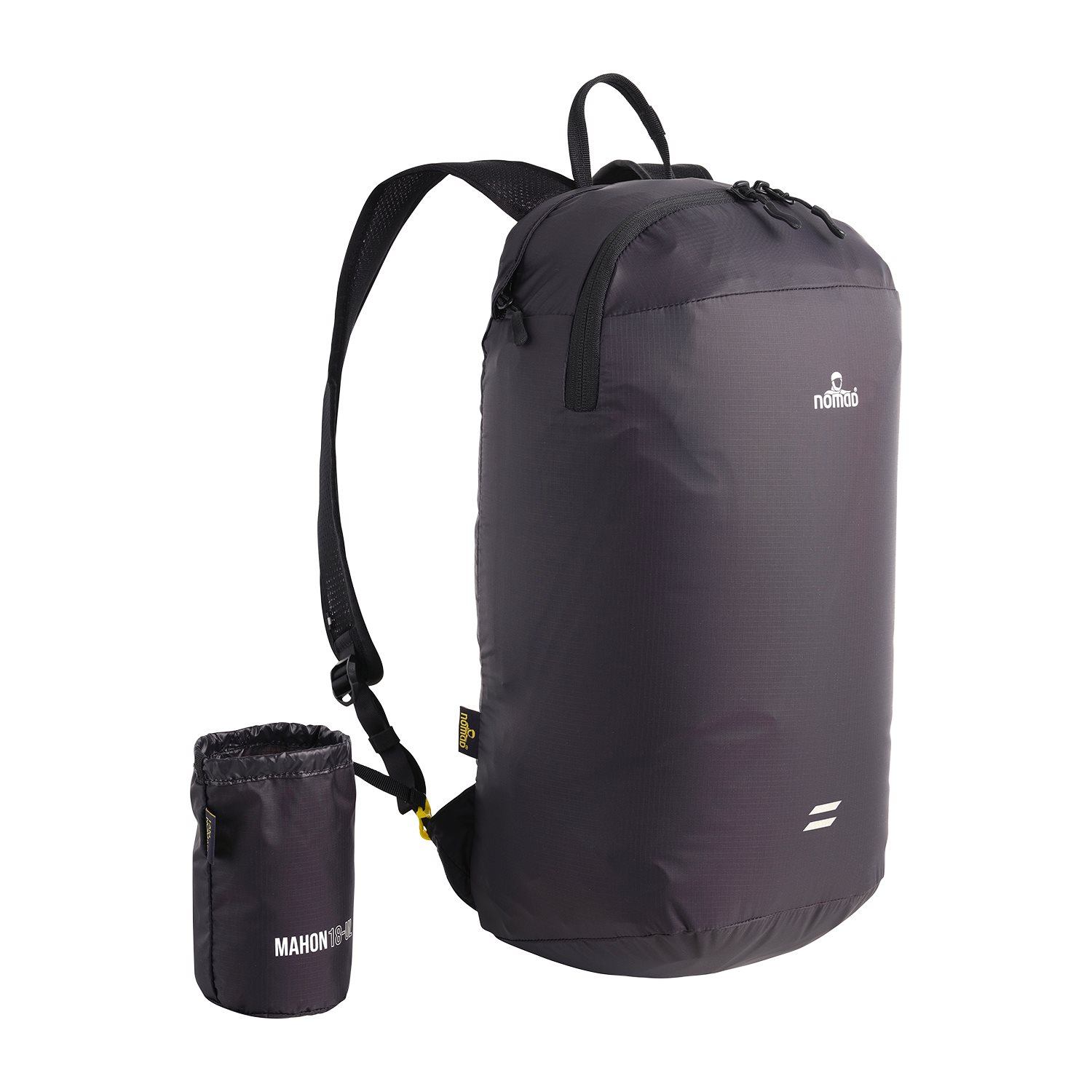 Mahon Ultralite 18 Opbergbare Rugzak | Zwart | 18 L