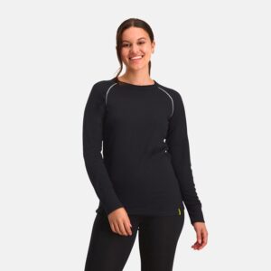 Lichtgewicht Thermoshirt Dames | Black | M