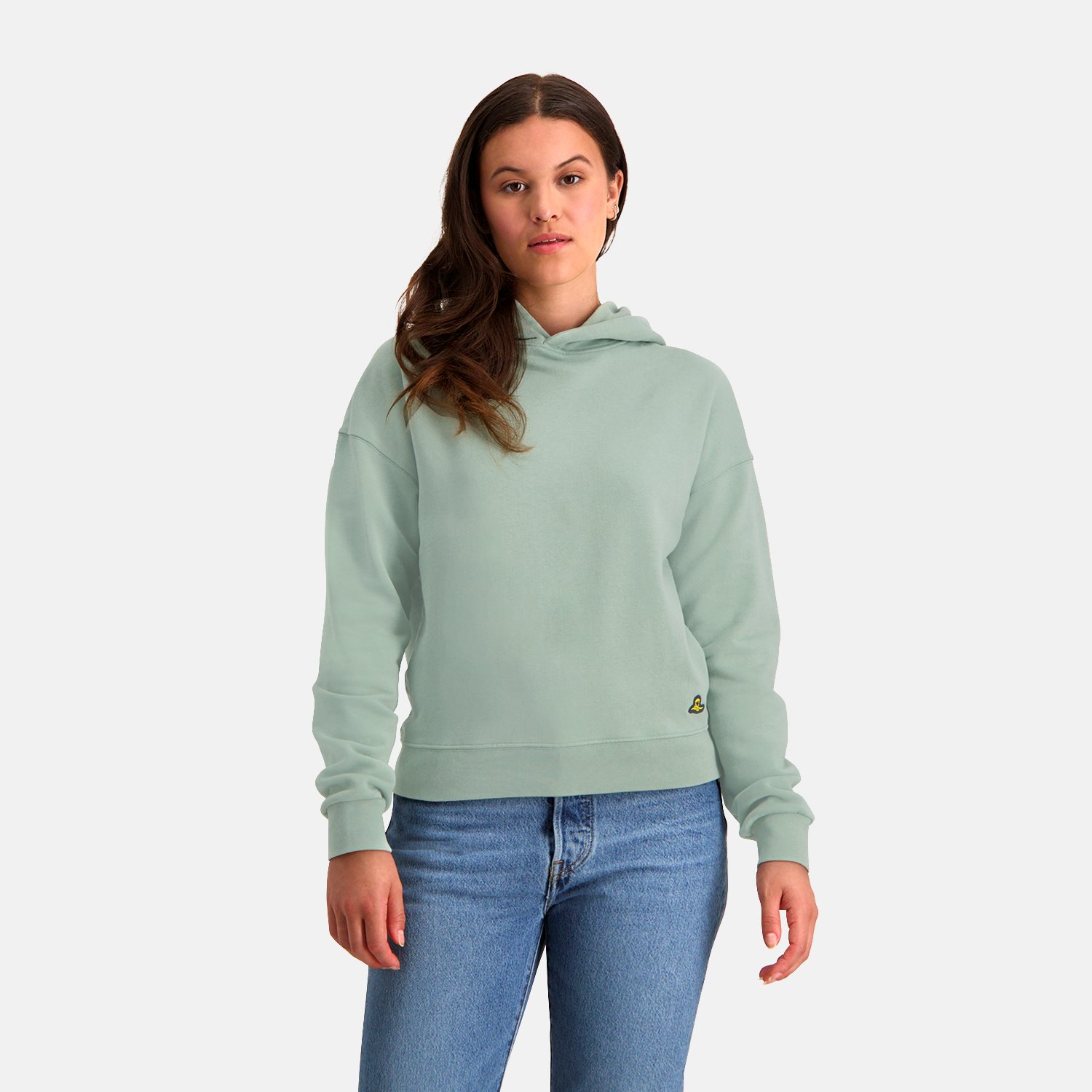Rolleston Hoodie Drop Shoulder Dames | Mint | M