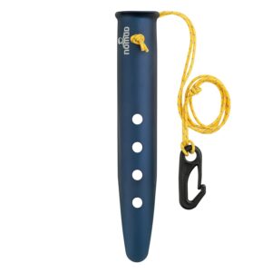 Aluminium Sneeuw- en Zandharingen 8 stk | Dark Navy | 23 cm