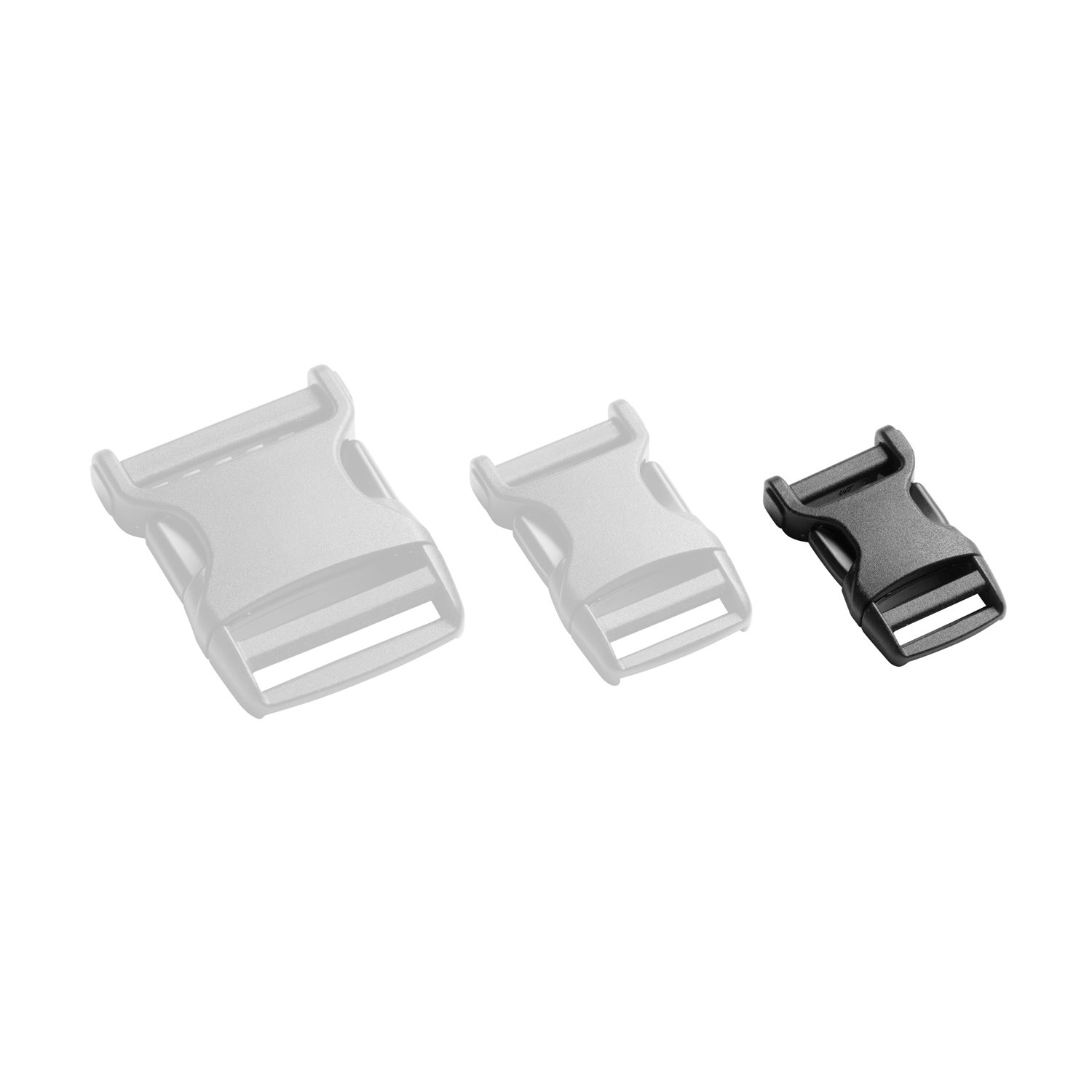 Enkel Verstelbare Gesp | Zwart | 20 mm