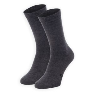 Daily Sok Wol Premium 2-Pack | Donkergrijs | 35/38