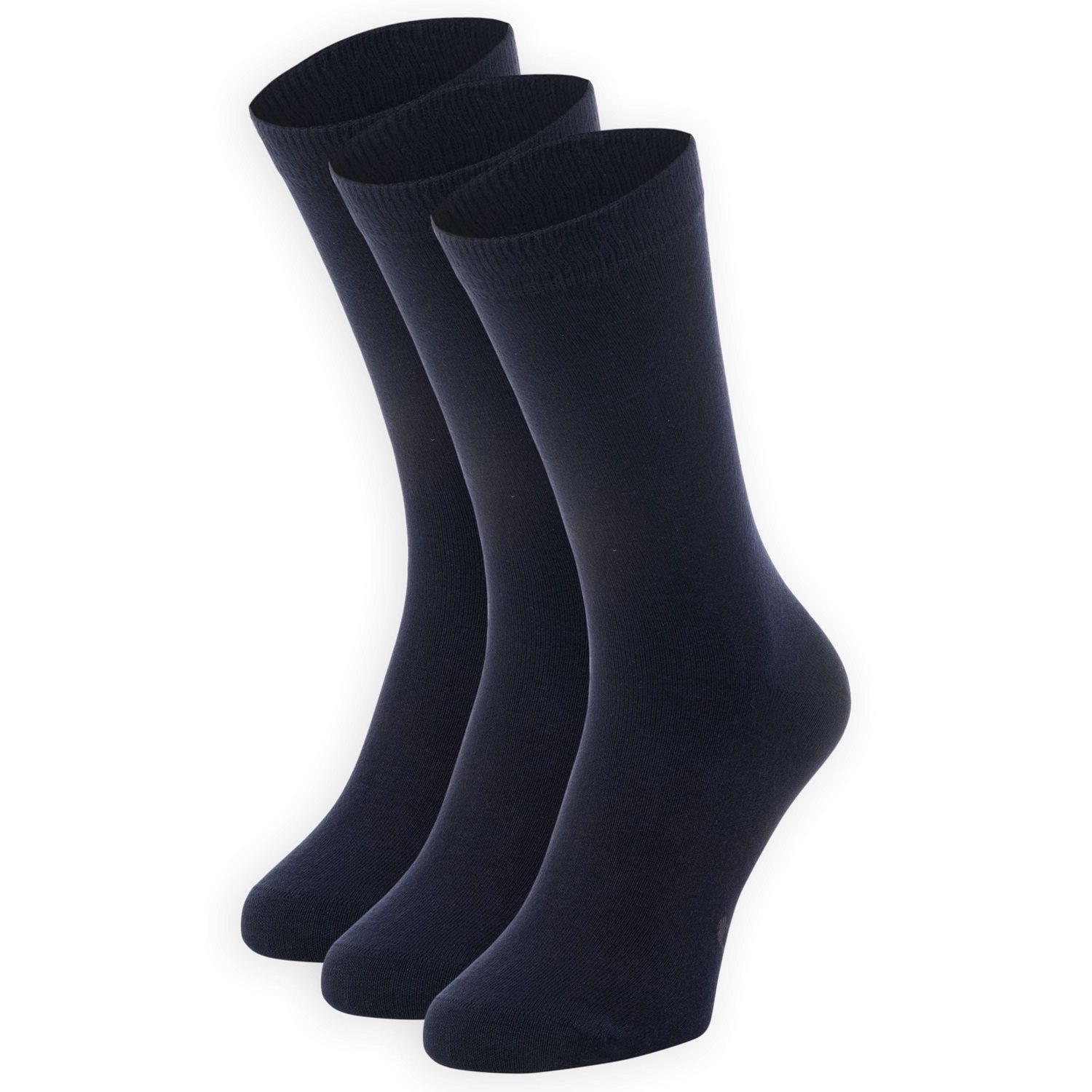Daily Sok Bio-Katoen 3-Pack | Donkerblauw | 35/38