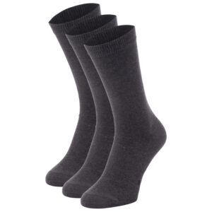 Daily Sok Bio-Katoen 3-Pack | Donkergrijs | 43/46