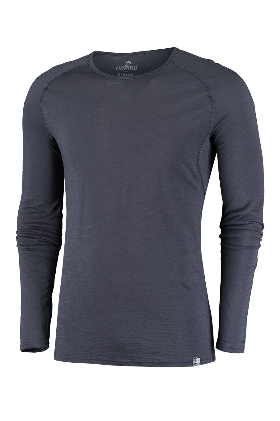 Pure Merinowol Longsleeve Heren | Graphite | S