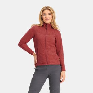 Fleece Vest Dames | Mineral red | S
