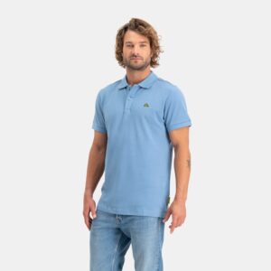 Polo Piqué Heren | Steel Blue | XXL