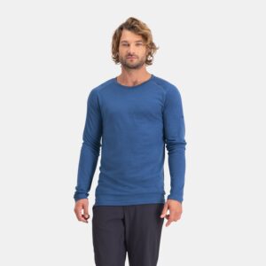 Pure Merino Longsleeve Heren | Denim | S