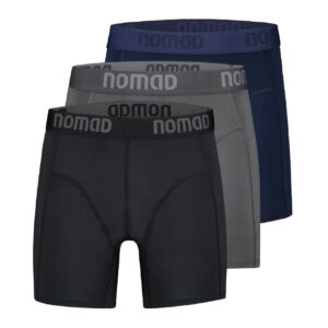 Multisport Boxer 3-Pack | Zwart, Grijs & Blauw | L
