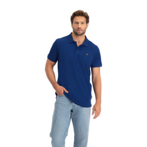 Polo Piqué Heren | Blauw | XXL