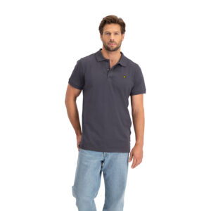 Polo Piqué Heren | Antraciet | M