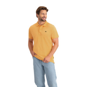 Polo Piqué Heren | Lichtoranje | L