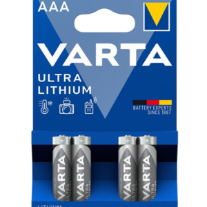 Varta Ultra Lithium AAA 4-pack Batterijen