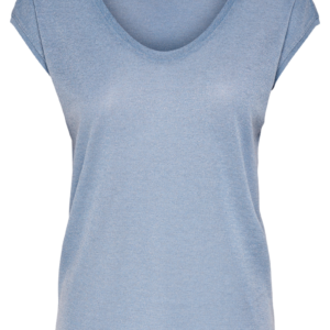 Only Silvery Lurex Top