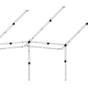 Dorema Frame Voortent President/Smaragd Aluminium 28mm