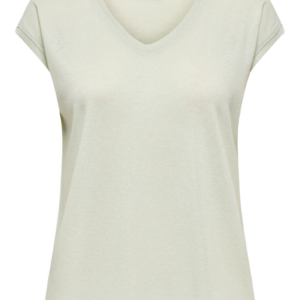 Only Silvery Lurex Top