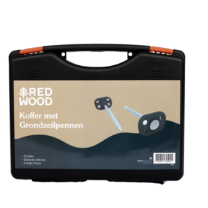 Redwood Koffer met Grondzeilpennen (15st.)