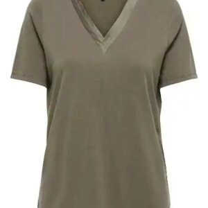 Only Free Split V-Neck Top