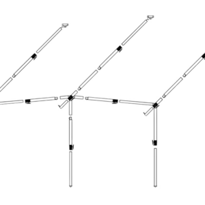 Dorema Frame Voortent Staal EasyGrip 28mm diepte 270/300