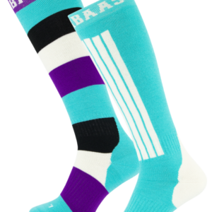 Poederbaas Striped Ski Sokken 2-pack
