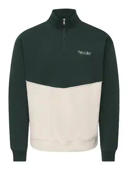 Only & Sons Ceres Rlx Half Zip Parks High Neck