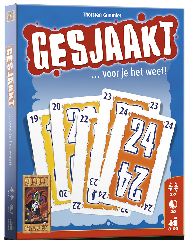 999 Games Gesjaakt! - Kaartspel