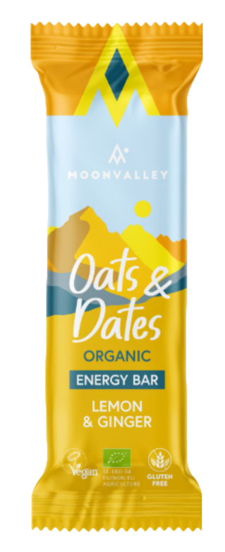 Moonvalley Organic Oats & Dates Bar - Lemon & Ginger