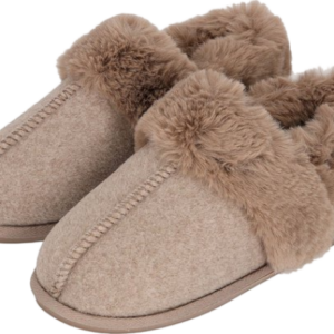 Apollo Home Boots Felt + Fur Pantoffels