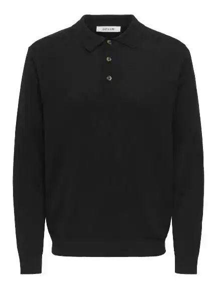Only & Sons Loui Reg 12 Ls Mel Polo Knit