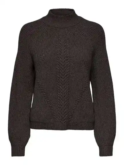 Only Katia Ls Detail Highneck Knt